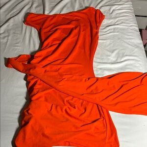 NWT- Vibrant Orange Dress